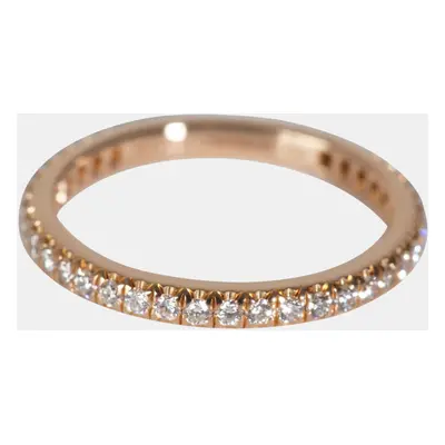 Tiffany & Co. 18K Rose Gold and Diamond Soleste Band Ring EU