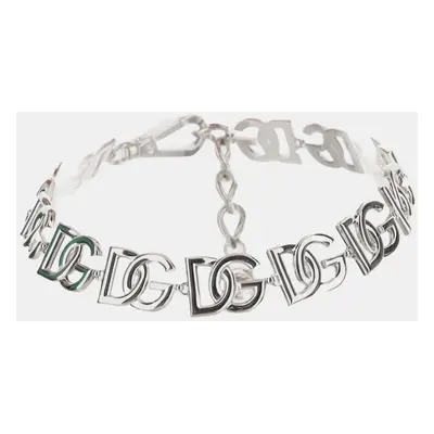 Dolce & Gabbana Silver Logo Necklace