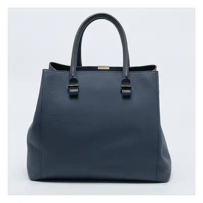 Victoria Beckham Blue Leather Liberty Tote