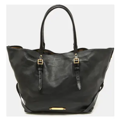 Burberry Black Leather Salisbury Tote