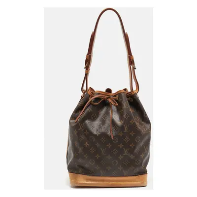 Louis Vuitton Monogram Canvas and Leather Noe Bag