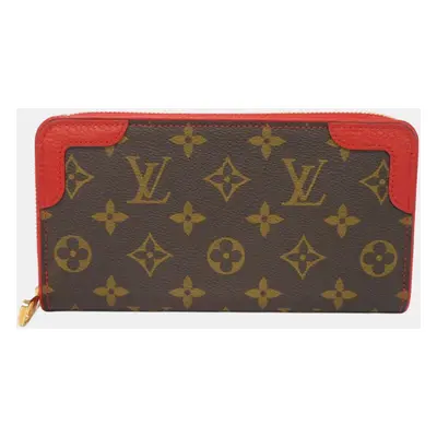 Louis Vuitton Brown Canvas Zippy Wallet