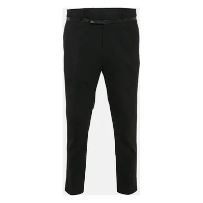 Dior Homme Black Wool Formal Trousers