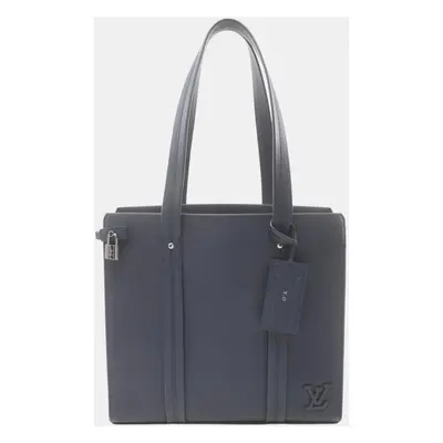 Louis Vuitton Leather Navy Take Off Tote Lv Aerogram Bag