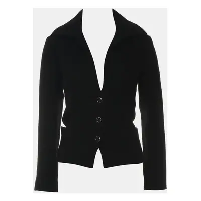 Chanel Black Wool 22A/W Three-Buttons Wool Blazer FR Women