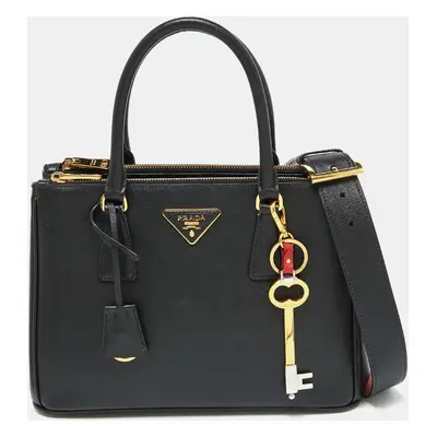 Prada Black Saffiano Leather Galleria Tote