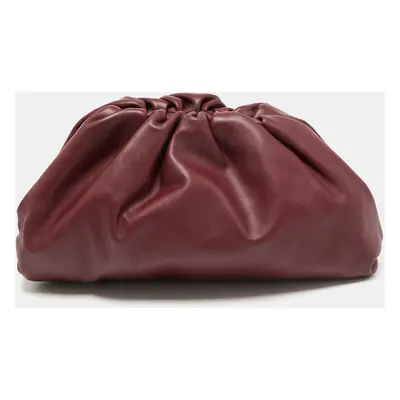 Bottega Veneta Burgundy Leather Leather Teen Pouch