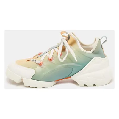 Dior Multicolor Neoprene and PVC D-Connect Sneakers Size