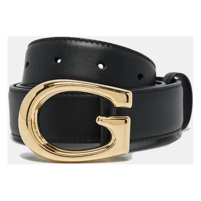 Gucci Black Leather G Buckle Belt 85CM