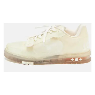 Louis Vuitton Transparent Monogram PVC LV Trainer Sneakers Size