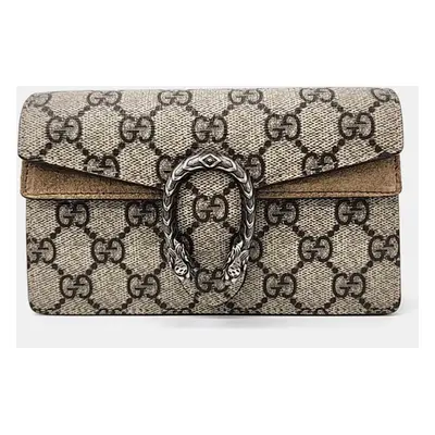 Gucci Beige PVC Gucci Dionysus Mini Crossbody Bag