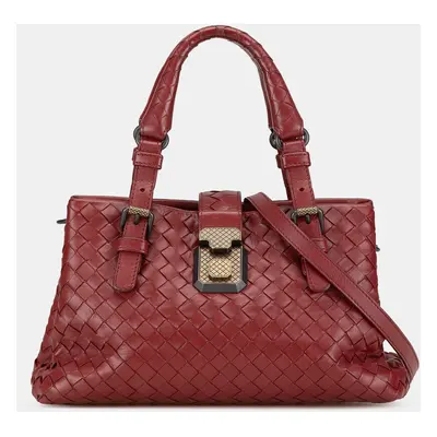 Bottega Veneta Mini Nappa Intrecciato Roma Satchel