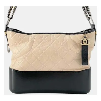 Chanel Black Gabrielle De Hobo Chain Shoulder Bag