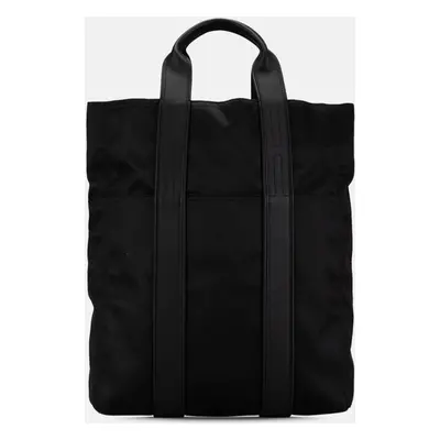 Hermes Black Canvas Acapulco Cabas Mm Tote Bag