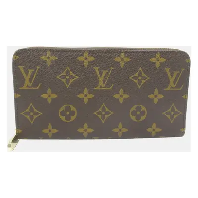 Louis Vuitton Monogram Brown Canvas Zippy Wallet