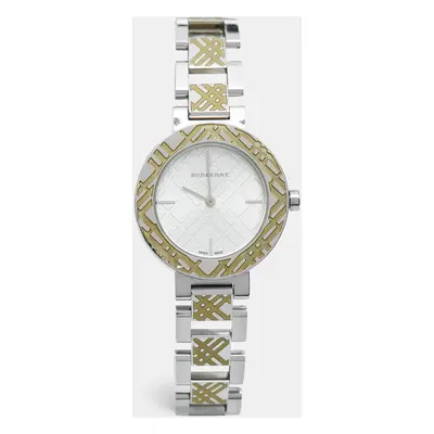 Burberry Silver Stainless Steel Heritage BU1181 Women's Wristwatch