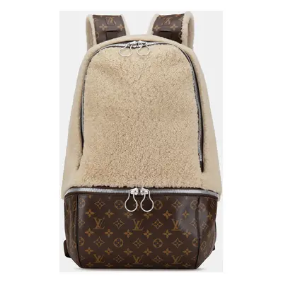 Louis Vuitton Marc Newson Monogram Shearling Backpack