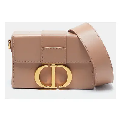 Dior Dusty Pink Leather Montaigne Box Bag