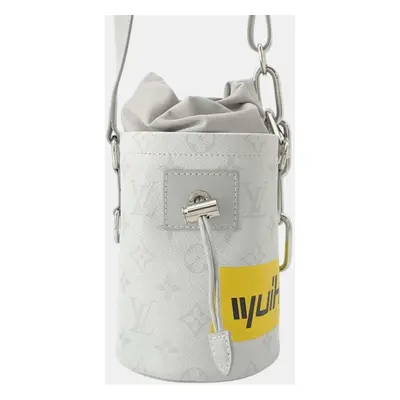 Louis Vuitton Gray Monogram Chalk Nano Bag