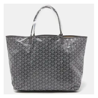 Goyard Grey Goyardine Coated Canvas and Leather Saint Louis GM Tote