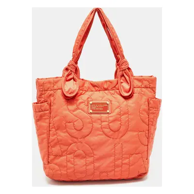 Marc by Marc Jacobs Orange Nylon Medium Pretty Tate Tote