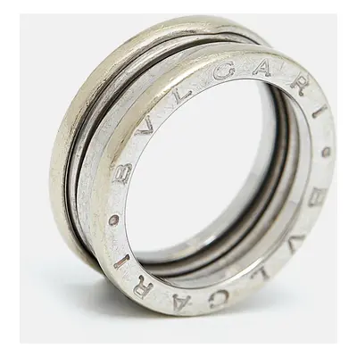 Bvlgari B.Zero1 18k White Gold Ring Size