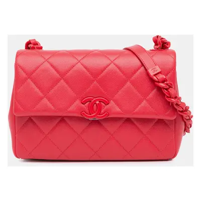 Chanel Pink Medium Caviar My Everything Flap