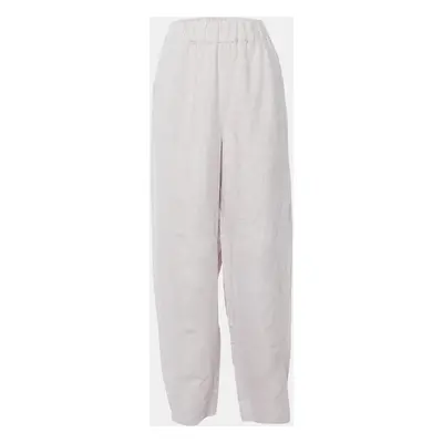 Ganni Pale Purple Hemp Baggy Trousers