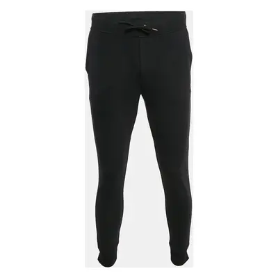 Polo Ralph Lauren Black Cotton Blend Knit Trackpants