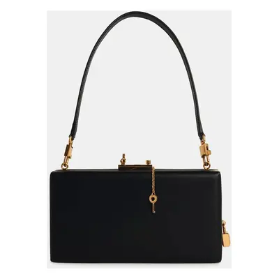 Dolce & Gabbana Black Calfskin Leather Bag