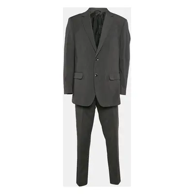 Balmain Black Rayon Blend Tailored Suits