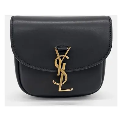 Saint Laurent Paris Black Leather Saint Laurent Paris Kaia Mini Crossbody Bag