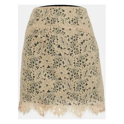 Sandro Beige Lace Knee Length Skirt