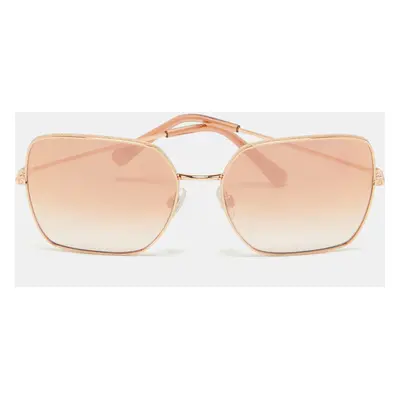 Dolce & Gabbana Peach Gradient DG Butterfly Sunglasses