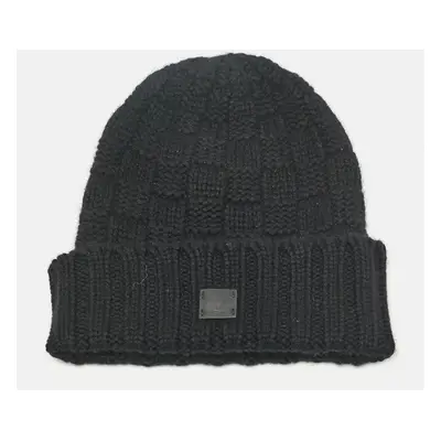 Louis Vuitton Black Wool Damier Knit Beanie