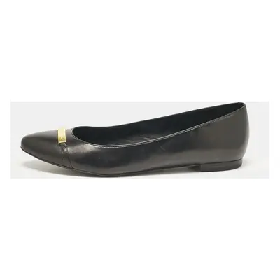 Ralph Lauren Black Leather Ballet Flats Size