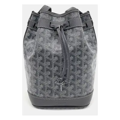 Goyard Grey Canvas Petit Flo bag