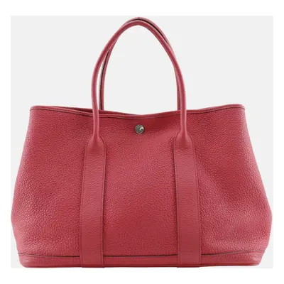 Hermes Pink Garden Party Pm Tote Bag