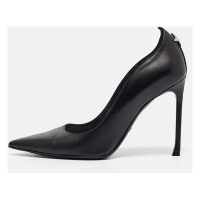 Dior Black Leather Cherie Pointed Toe Pumps Size