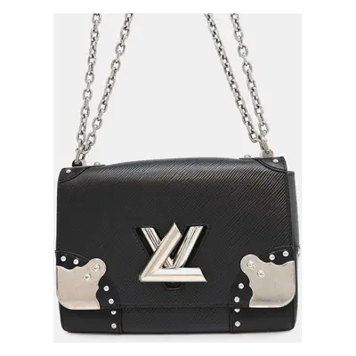 Louis Vuitton Noir Epi Leather Twist Bag Size MM