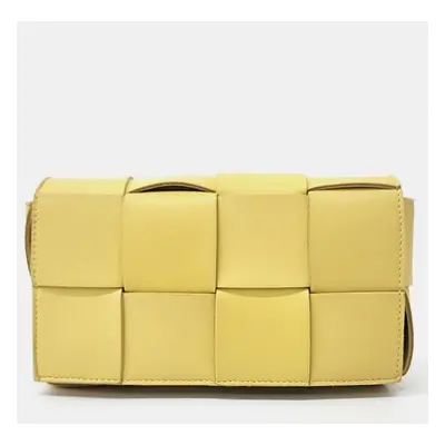 Bottega Veneta Yellow Leather Cassette Belt Bag