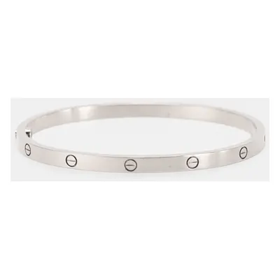 Cartier Love 18k White Gold Bangle Bracelet