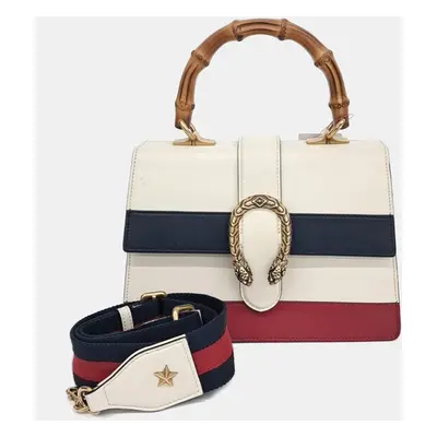 Gucci Beige Bamboo and Leather Dionysus Bamboo Tote Bag