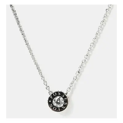 Piaget 18K White Gold and Diamond Possession Pendant Necklace