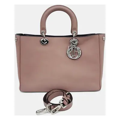 Dior Pink Leather Diolissimo bag