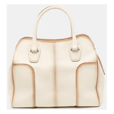 Tod's Powder Pink Leather Tote