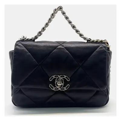 Chanel Black Leather Small Flap Bag