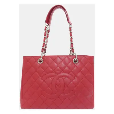 Chanel Caviar Skin Gst Tote Matelasse Bag