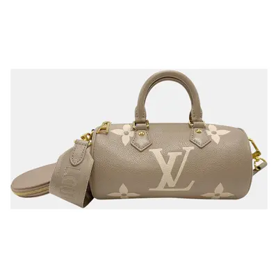 Louis Vuitton Grayish Tone Bicolor Monogram Empreinte Papillon BB Shoulder Bag