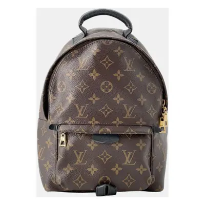 Louis Vuitton Noir Monogram Palm Springs Backpack Size Pm